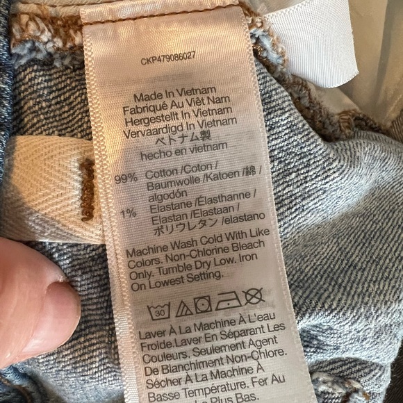 Madewell Women's Rondell Wash? Curvy 90s Straight Denim Jeans EUC 20W #1824 - Picture 8 of 11